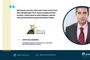DIKS Immobilien - IDA Award