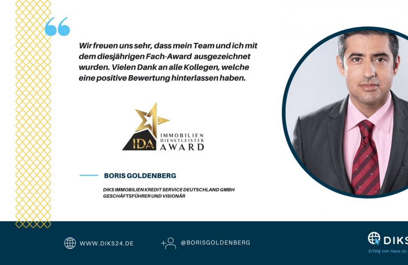 DIKS Immobilien - IDA Award